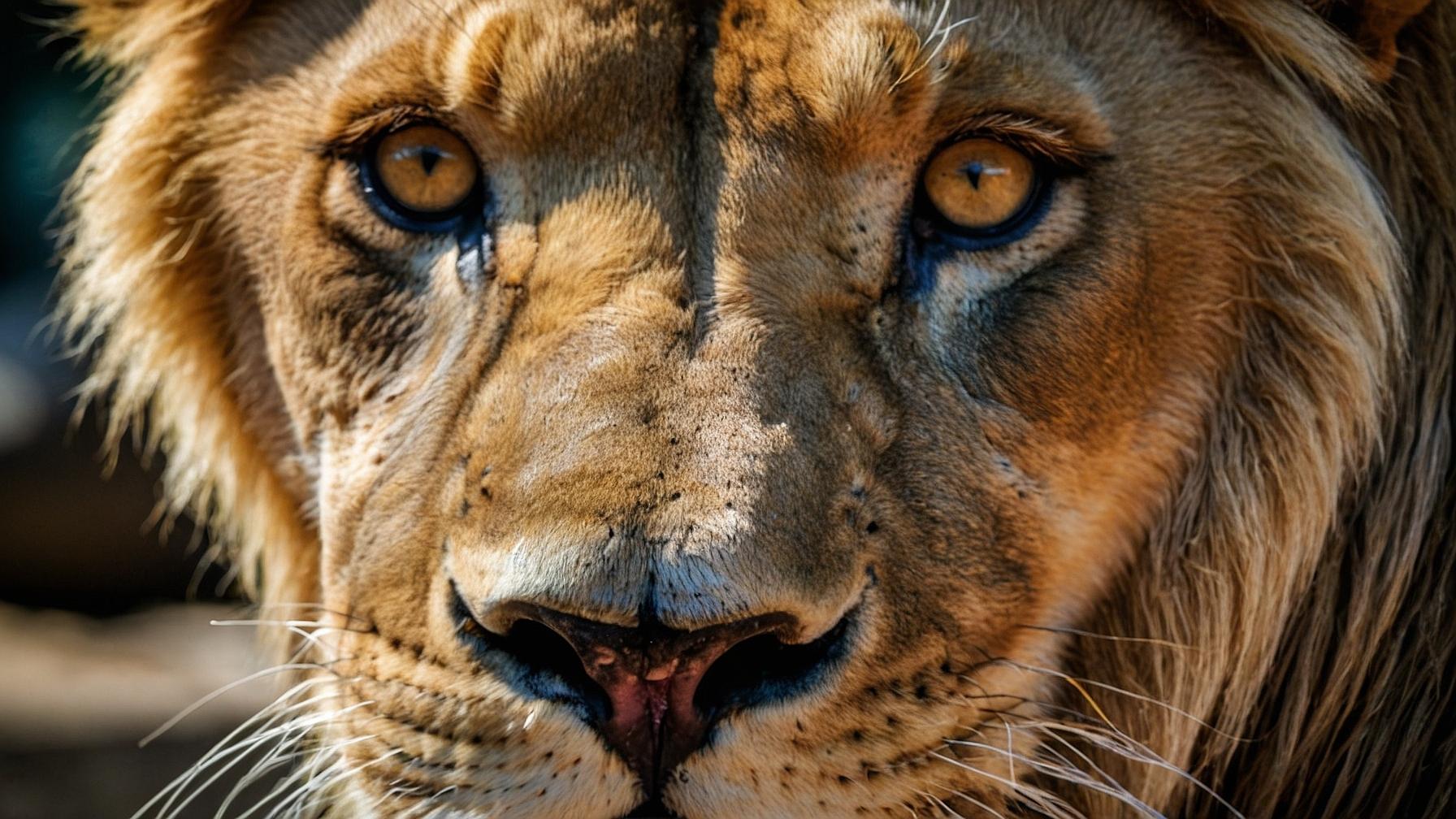 a lion