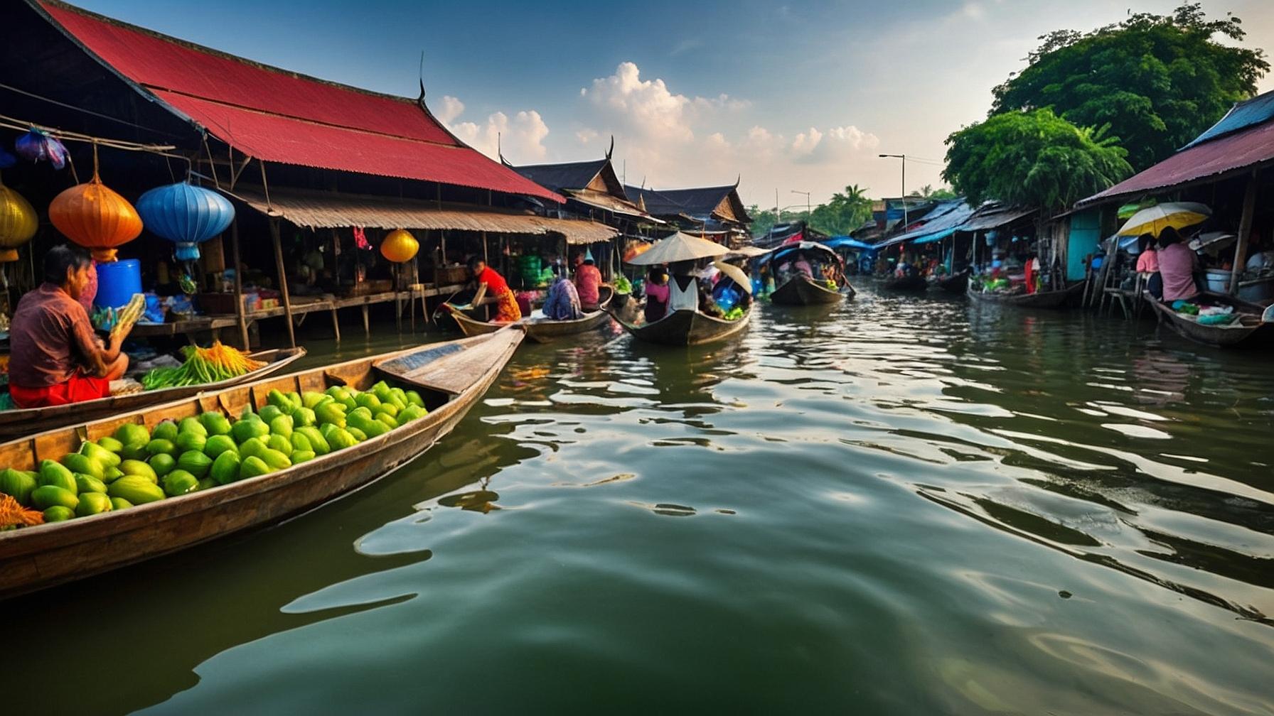 Thailand Floating Market